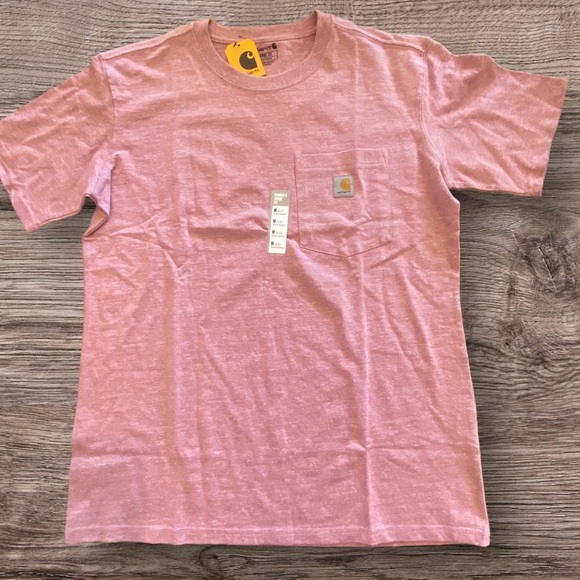 Carhartt Tops - NWT Carhartt Women’s Size Medium Loose Fit Pink Heather Short Sleeve T-Shirt